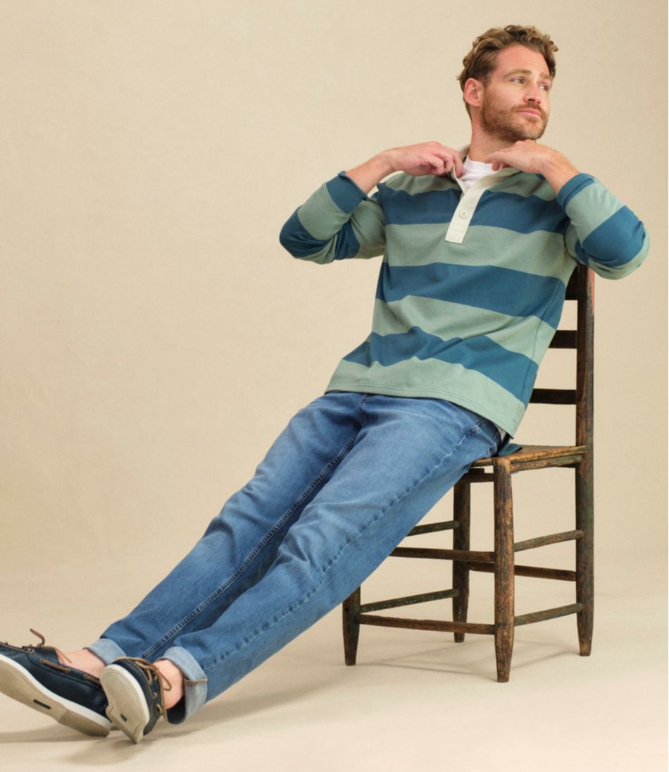 Men's Bean's Vintage Soft Rugby, Stripe | L.L.Bean