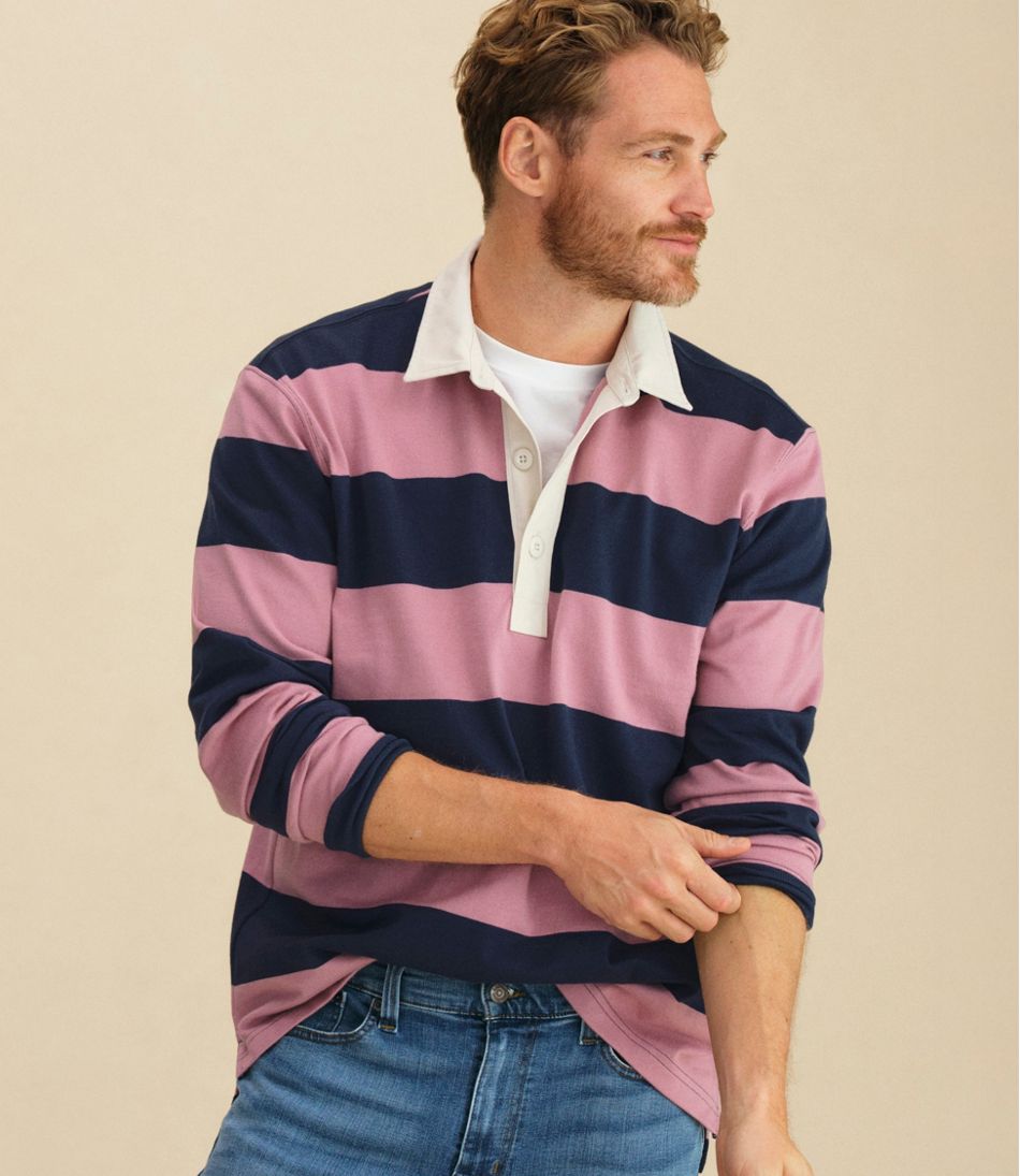 Men's Bean's Vintage Soft Rugby, Stripe | L.L.Bean