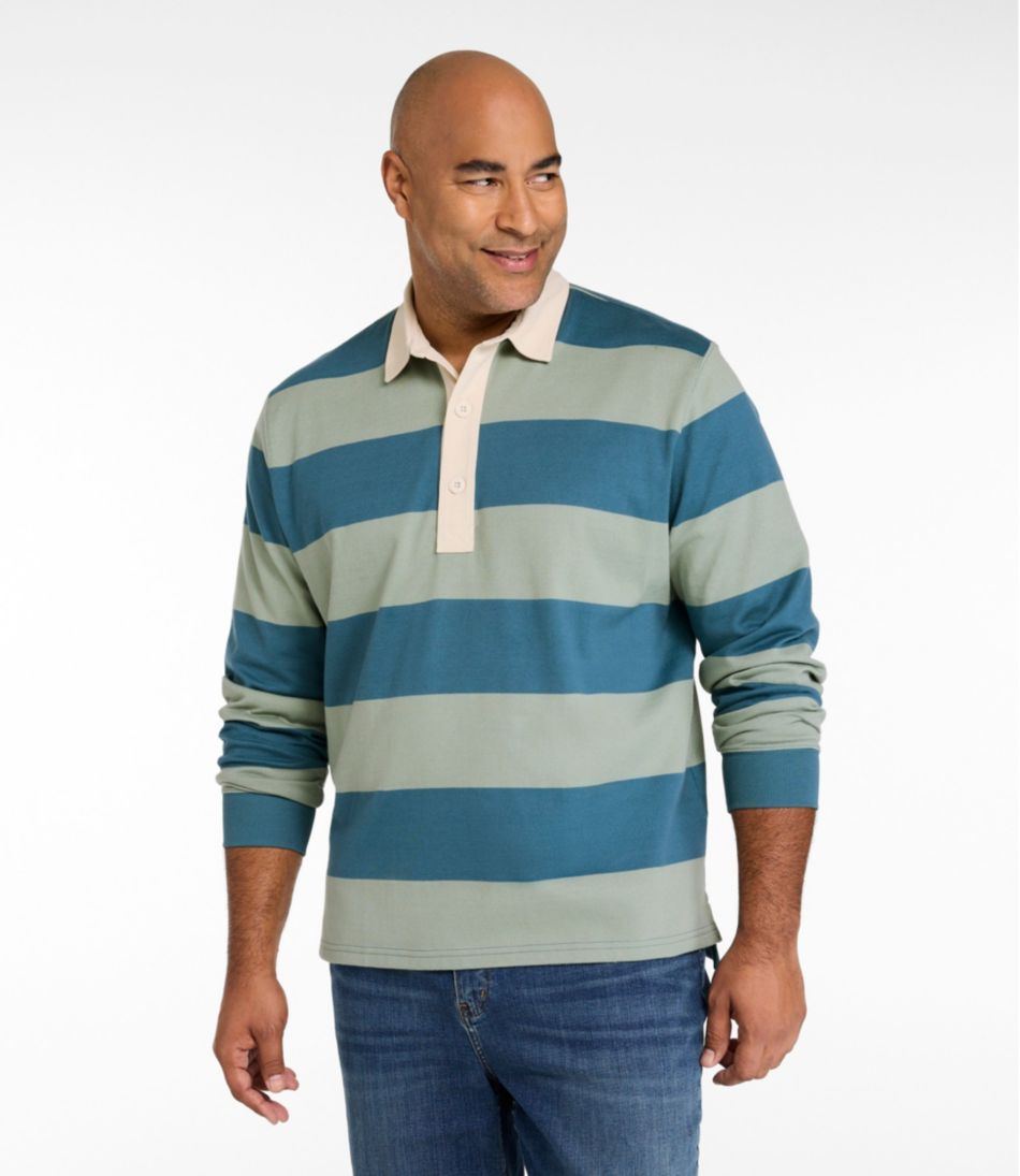 Men's Bean's Vintage Soft Rugby, Stripe | L.L.Bean