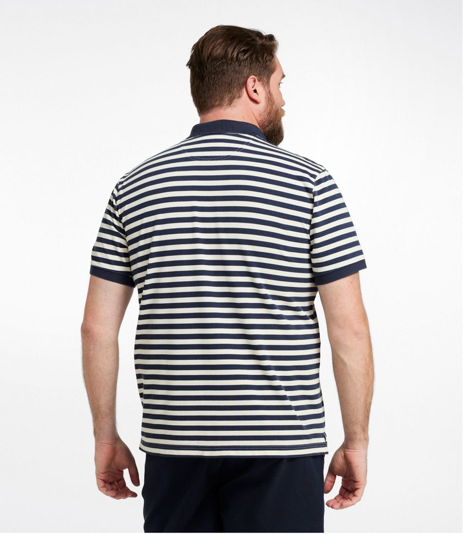 Men's Casco Bay Rugged Polo, Short-Sleeve, Stripe | L.L.Bean