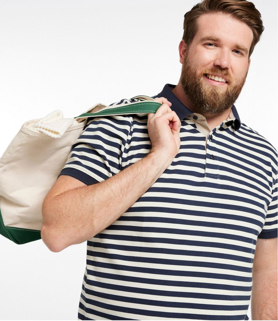 Men's Casco Bay Rugged Polo, Short-Sleeve, Stripe | L.L.Bean