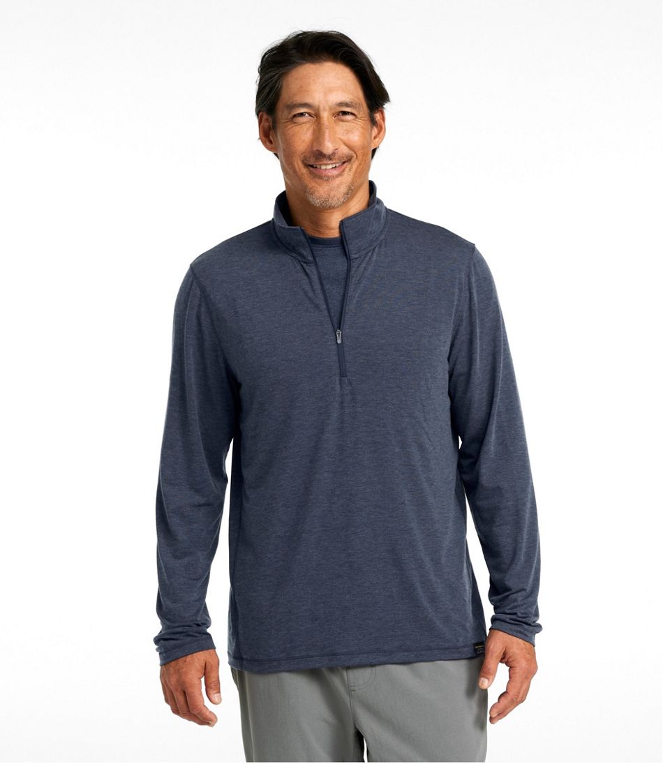 Men's Everyday SunSmart® Tee, Long-Sleeve Quarter-Zip | L.L.Bean