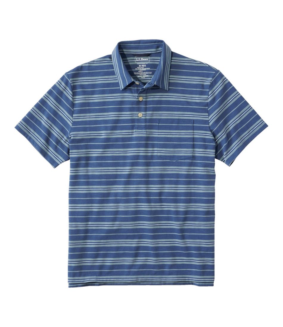 Men's Lakewashed Performance Polo, Short-Sleeve, Stripe | L.L.Bean