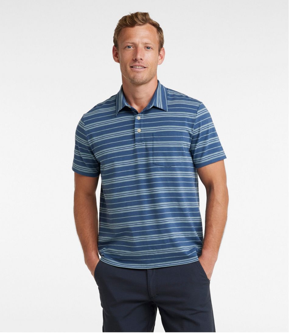 Men's Lakewashed Performance Polo, Short-Sleeve, Stripe | L.L.Bean
