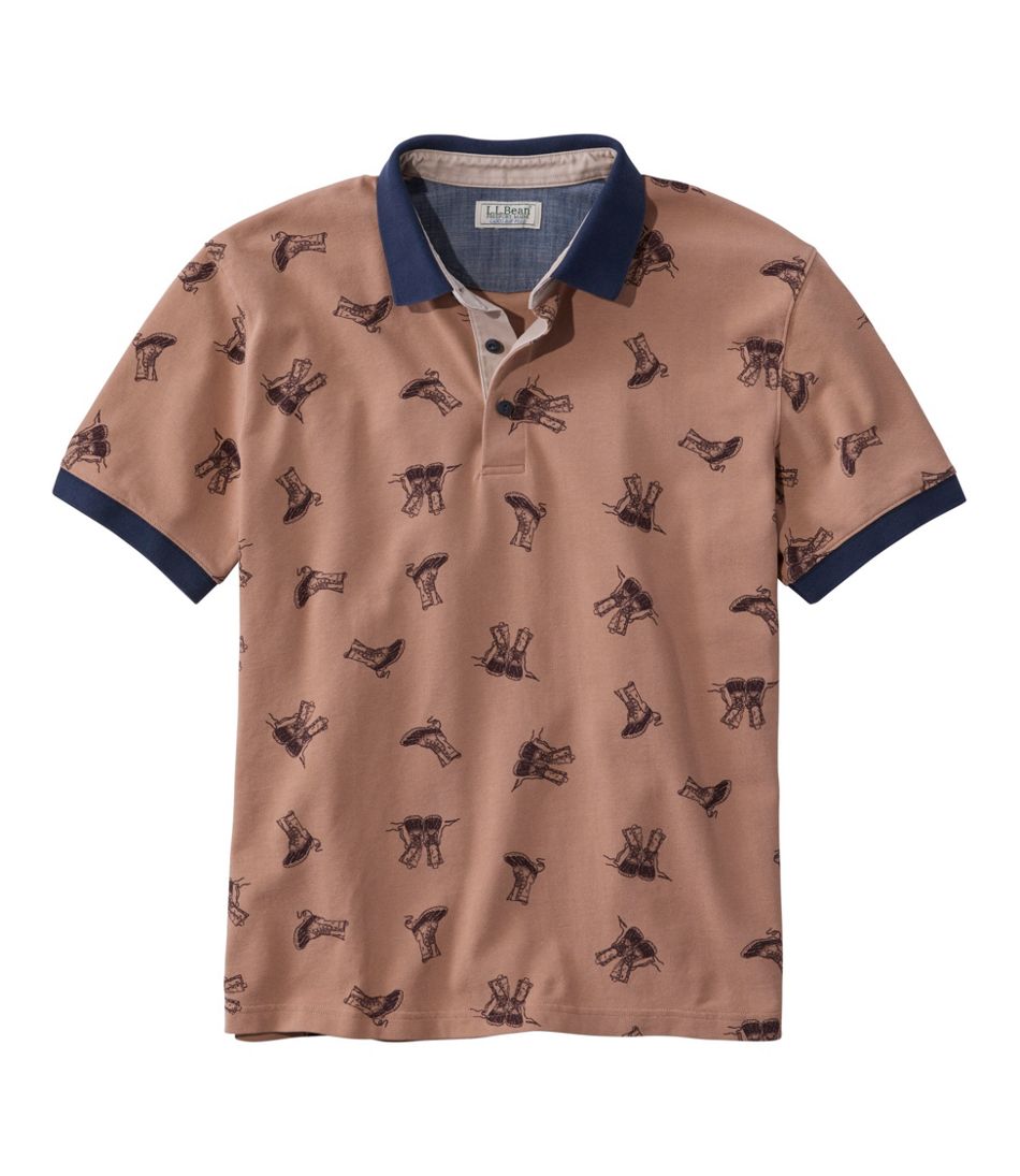 Men's Casco Bay Rugged Polo, Short-Sleeve, Print | L.L.Bean