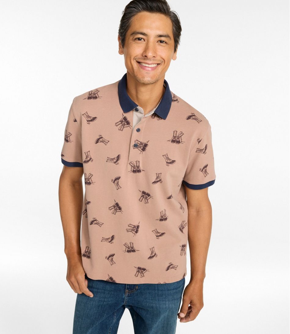 Men's Casco Bay Rugged Polo, Short-Sleeve, Print | L.L.Bean