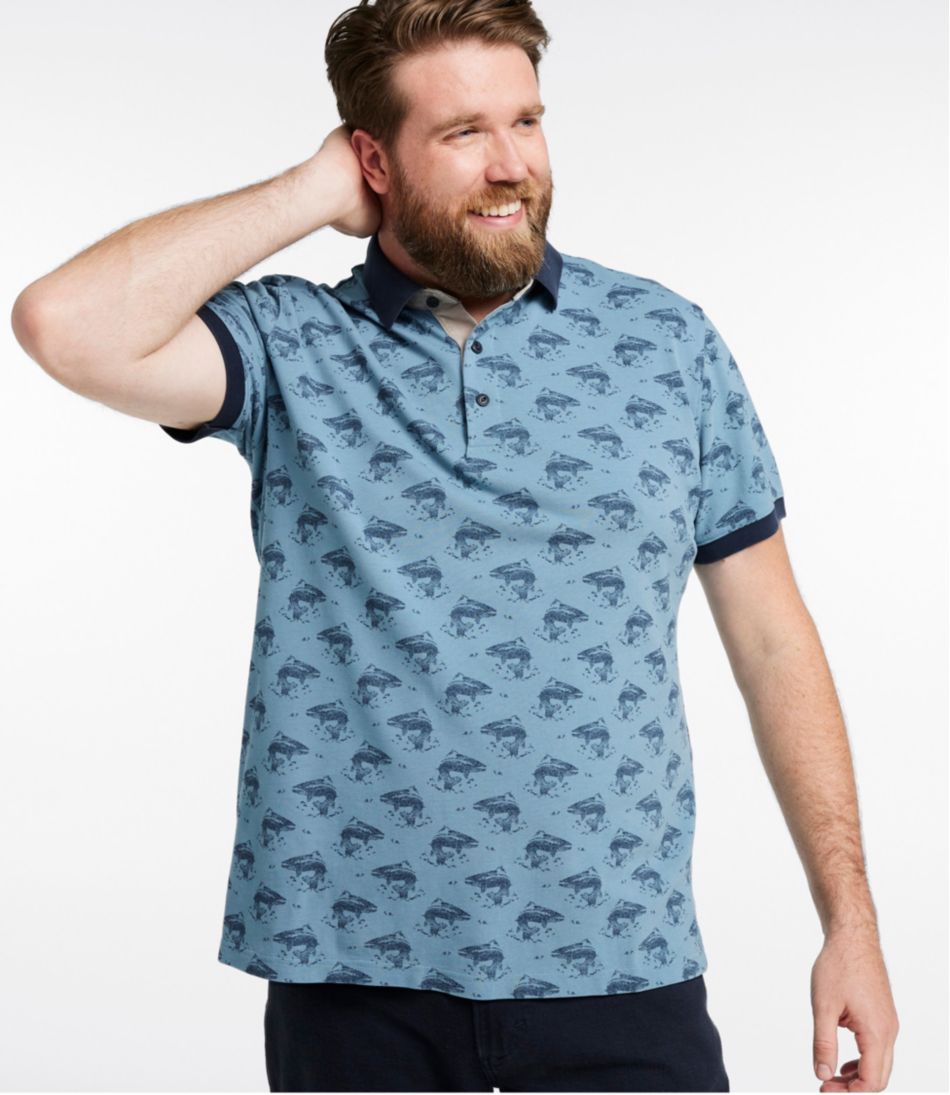 Men's Casco Bay Rugged Polo, Short-Sleeve, Print | L.L.Bean