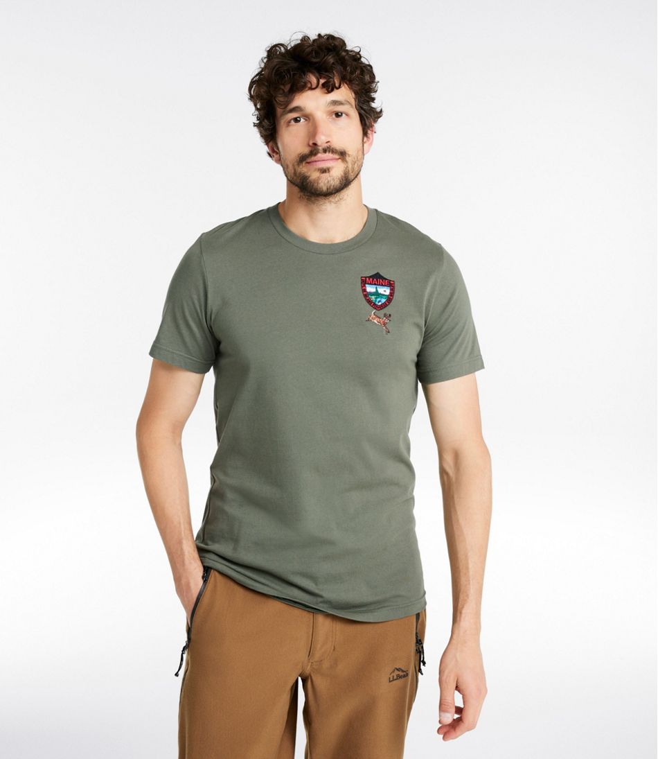 Men's Maine Inland Fisheries and Wildlife Tee, White-Tailed Deer | L.L.Bean