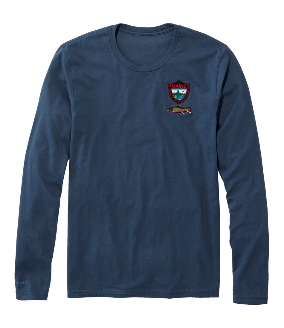 Men's MIF&W Tee, Long-Sleeve Brook Trout | L.L.Bean
