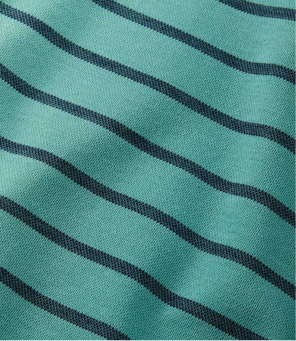 Men's Comfort Stretch Performance® Polo, Short-Sleeve, Slightly Fitted, Stripe | L.L.Bean