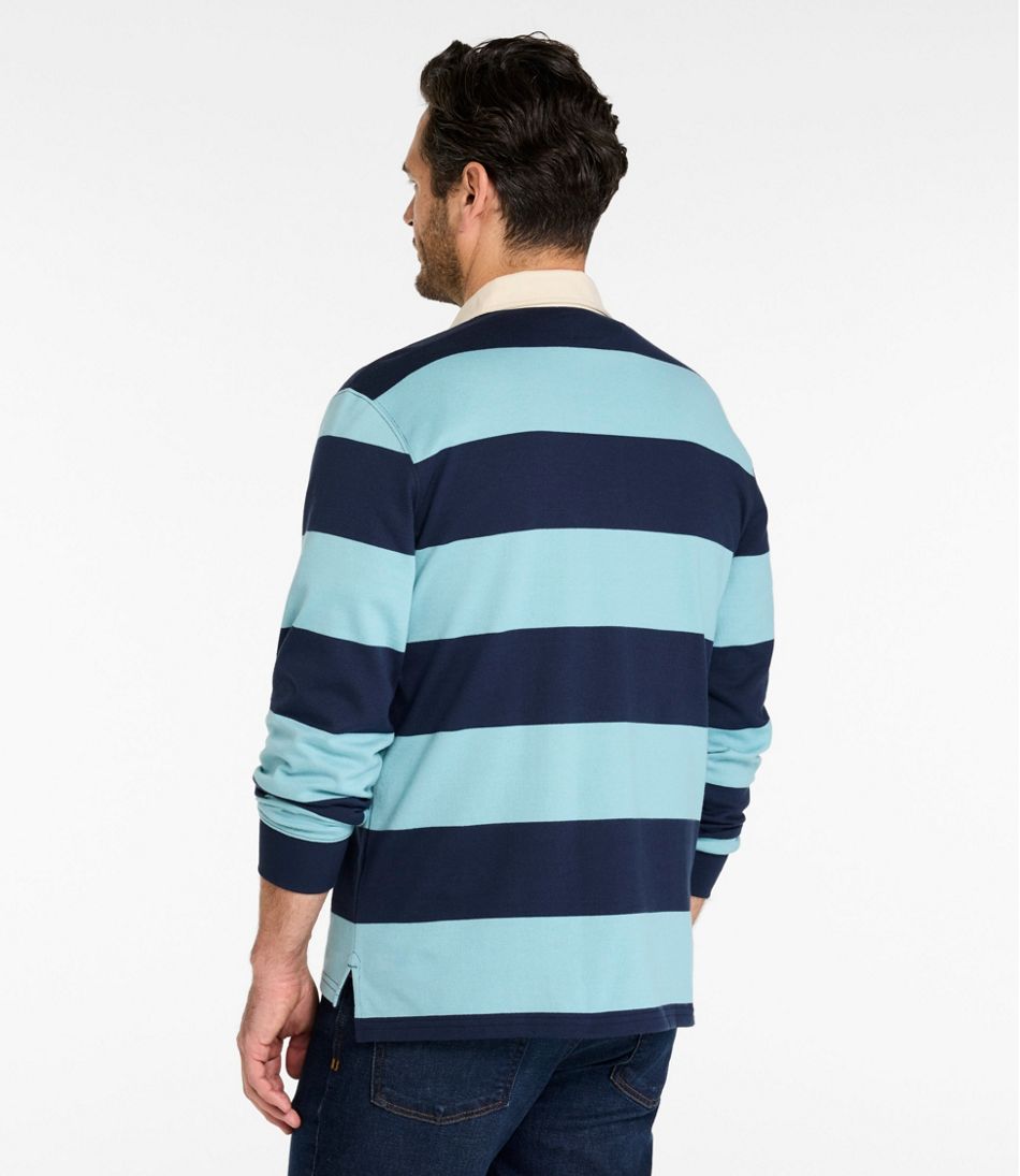 Men's Bean's Vintage Soft Rugby, Stripe Embroidered | L.L.Bean