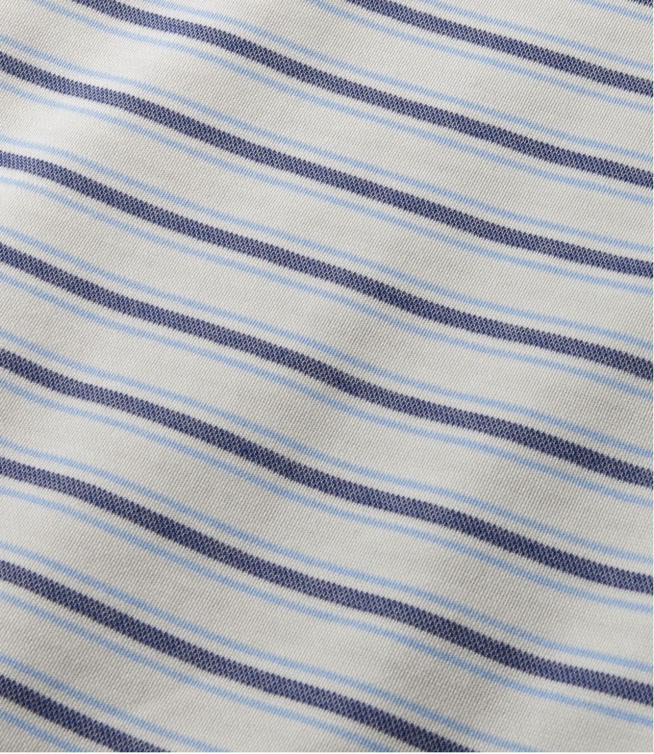 Men's Comfort Stretch Performance® Polo, Long-Sleeve, Stripe | L.L.Bean