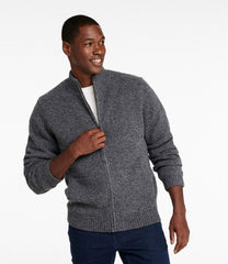 Men's Classic Ragg Wool Sweater, Full-Zip Flannel-Lined | L.L.Bean