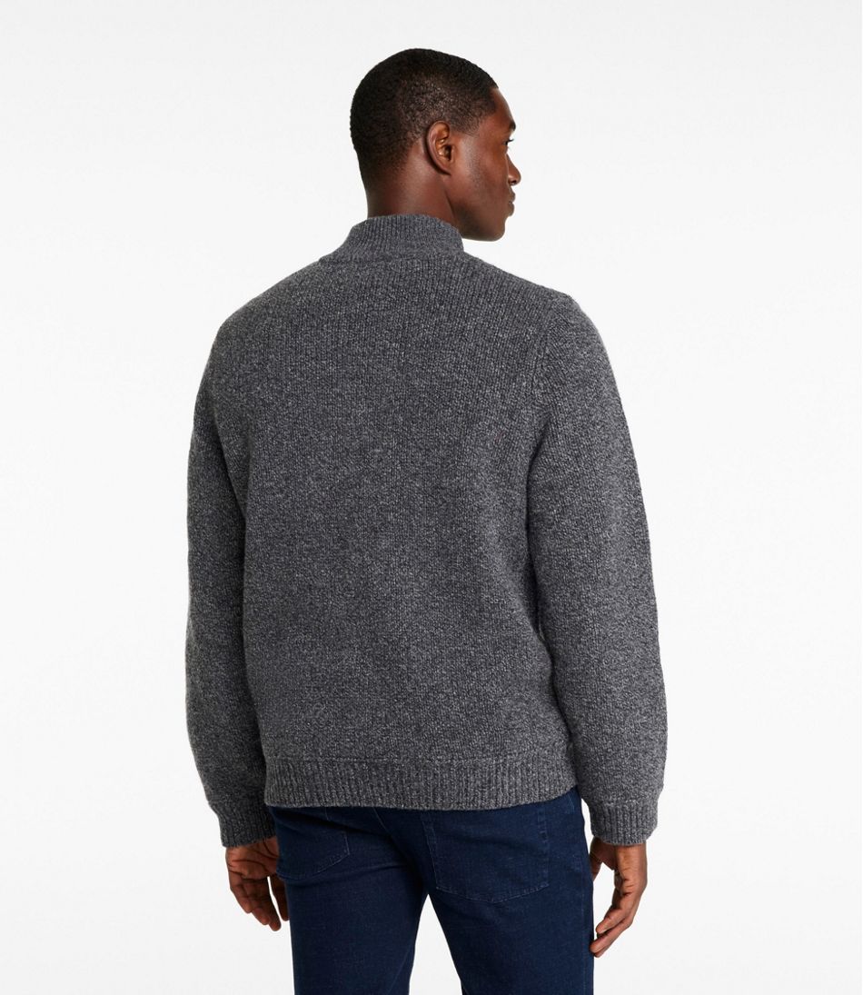 Men's Classic Ragg Wool Sweater, Full-Zip Flannel-Lined | L.L.Bean