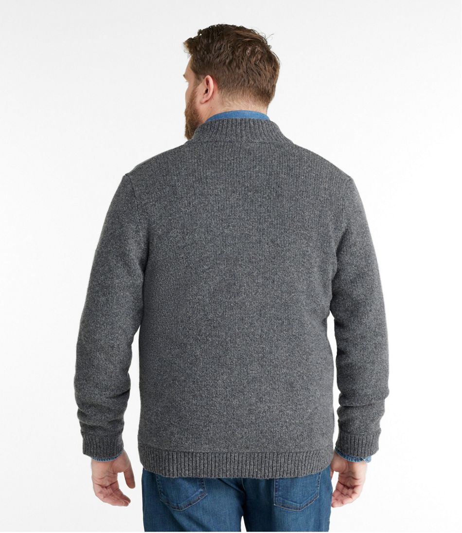 Men's Classic Ragg Wool Sweater, Full-Zip Flannel-Lined | L.L.Bean