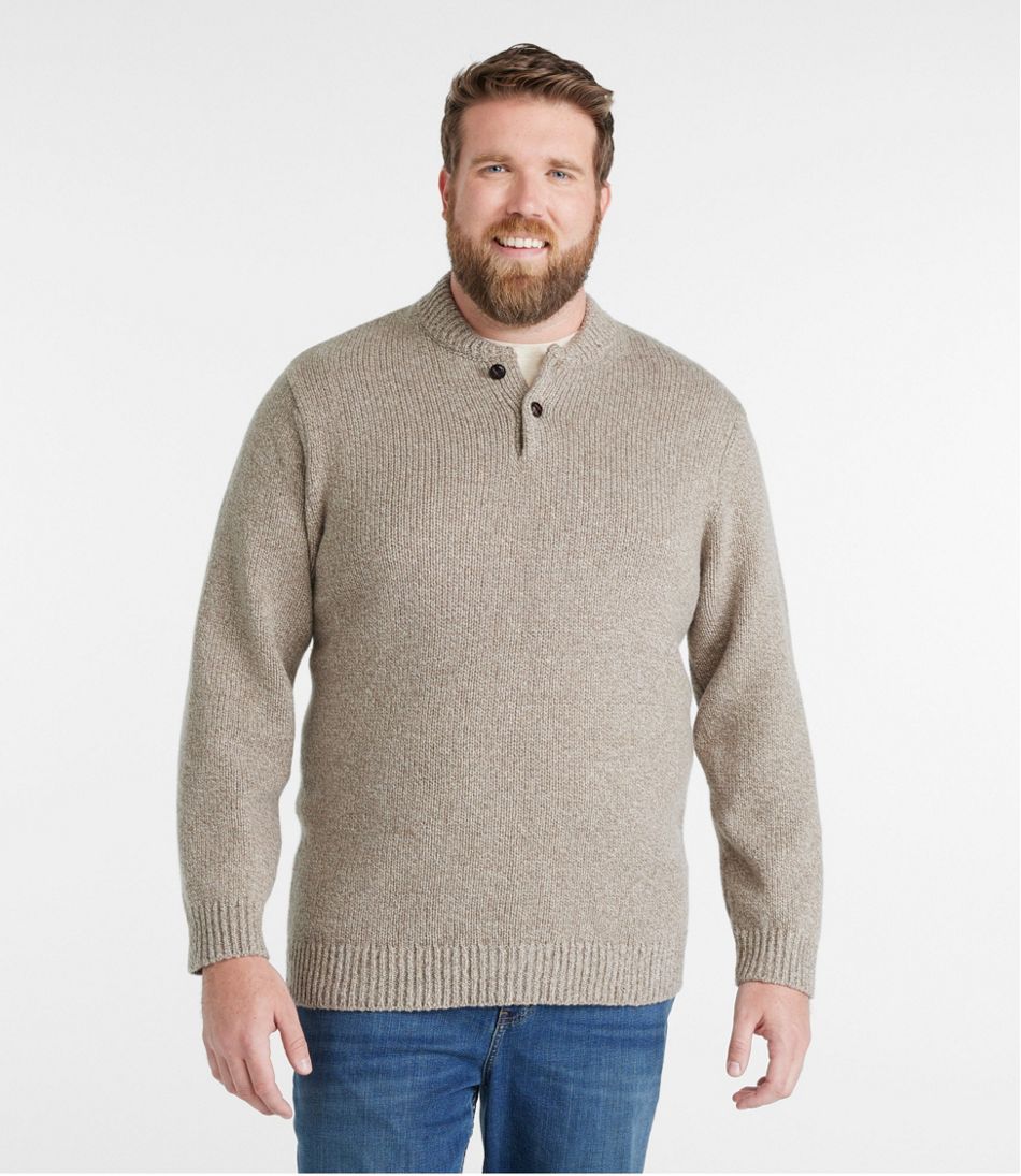 Men's Classic Ragg Wool Sweater, Henley | L.L.Bean