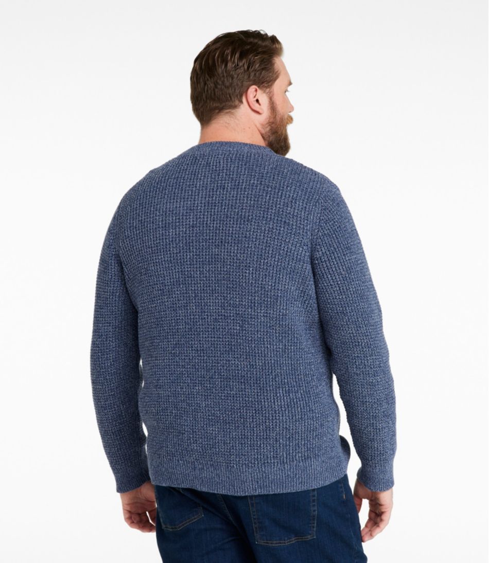 Men's Organic Cotton Waffle Sweater, Henley | L.L.Bean