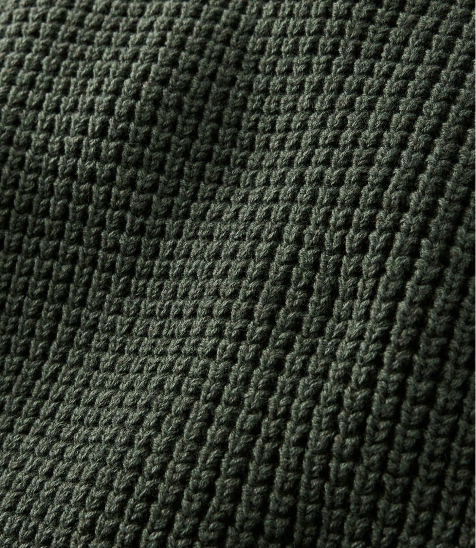 Men's Organic Cotton Waffle Sweater, Henley | L.L.Bean
