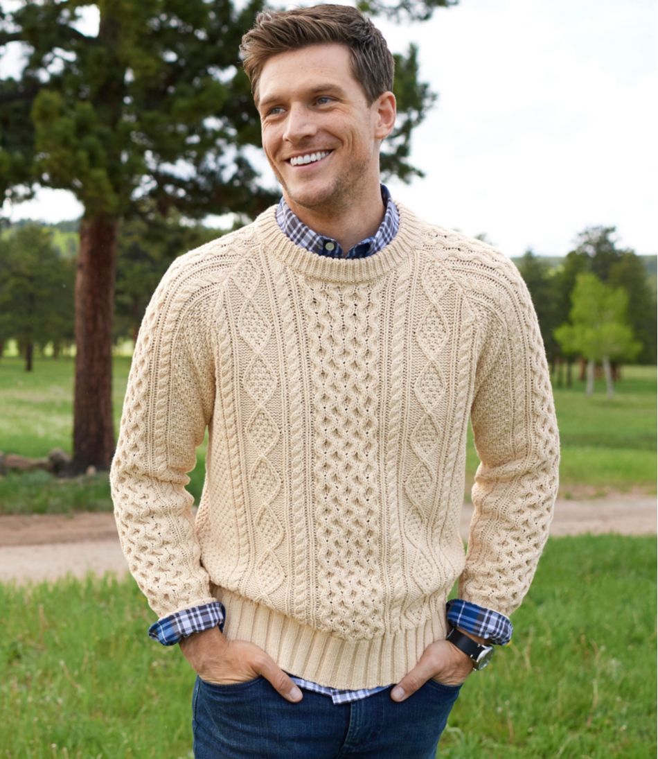 Men's Signature Cotton Fisherman Sweater | L.L.Bean