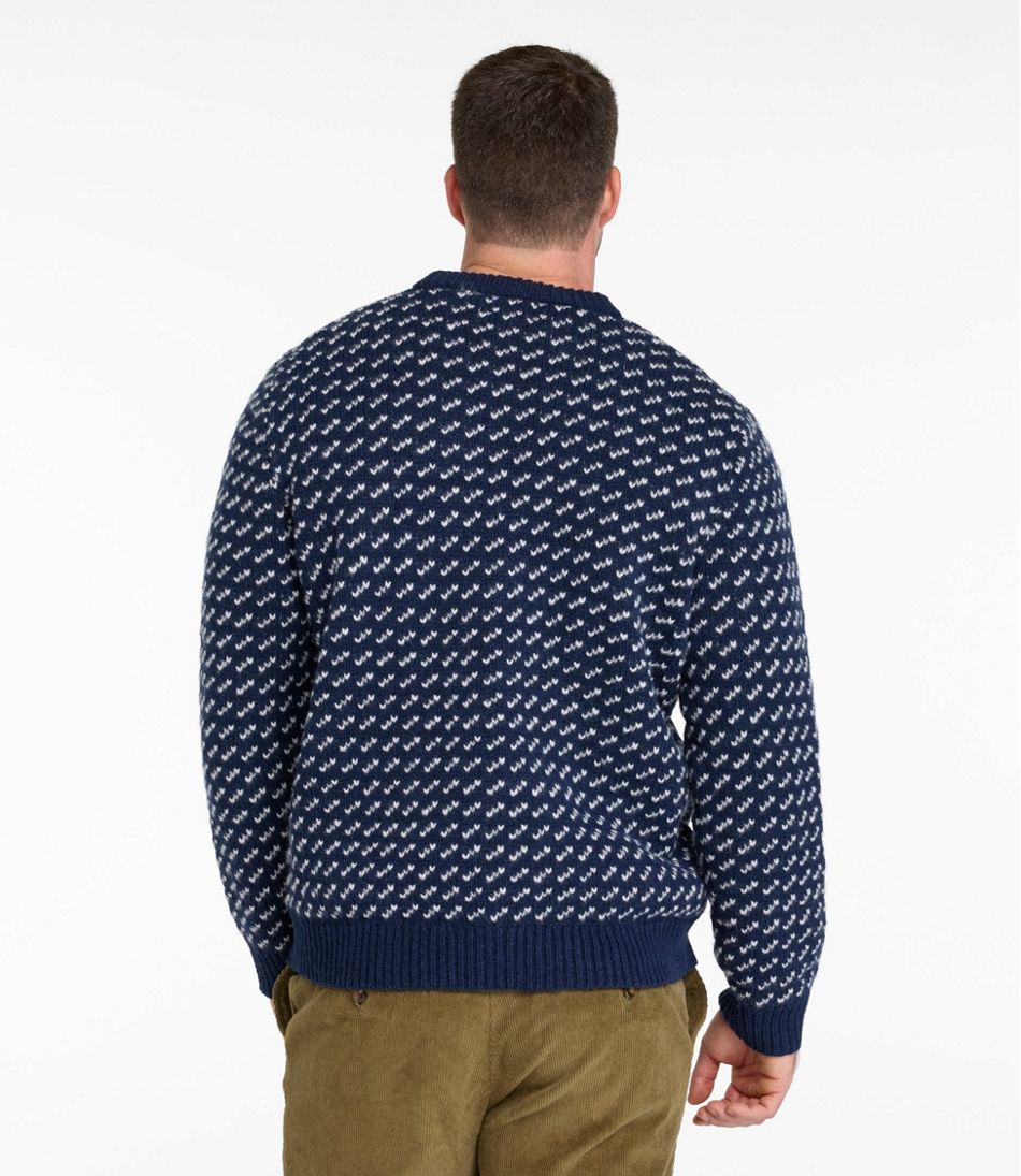 Men's Bean's Classic Ragg Wool Sweater, Crewneck, Bird's-Eye | L.L.Bean