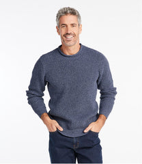 Men's Organic Cotton Waffle Sweater, Rollneck Crew | L.L.Bean