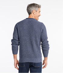 Men's Organic Cotton Waffle Sweater, Rollneck Crew | L.L.Bean