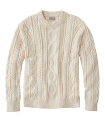 Men's Bean's Heritage Soft Cotton Fisherman Sweater, Crewneck | L.L.Bean