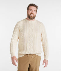 Men's Bean's Heritage Soft Cotton Fisherman Sweater, Crewneck | L.L.Bean