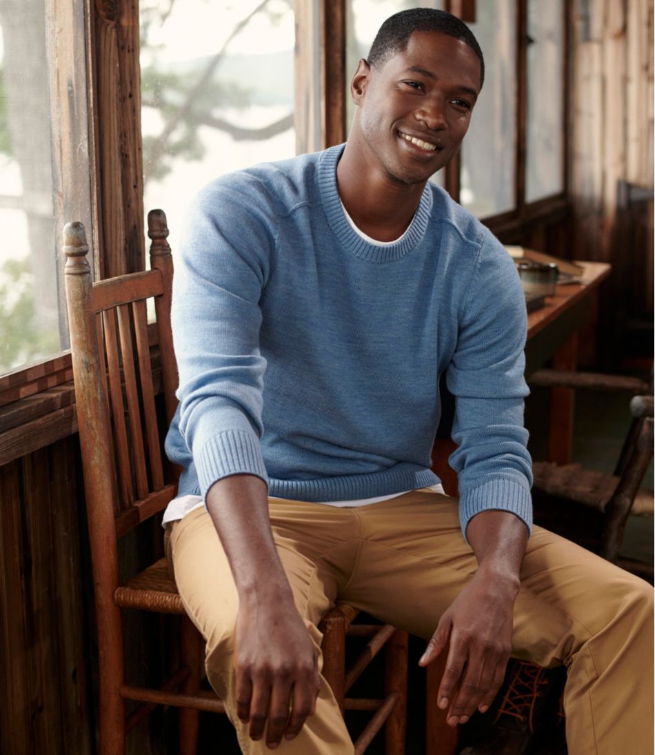 Men's Essential Merino Sweater, Crewneck | L.L.Bean