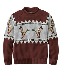 Men's Signature Organic Cotton Rollneck Sweater, Fair Isle | L.L.Bean