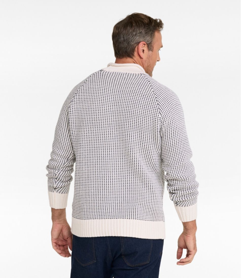 Men's Signature Organic Cotton Rollneck Sweater, Fair Isle | L.L.Bean