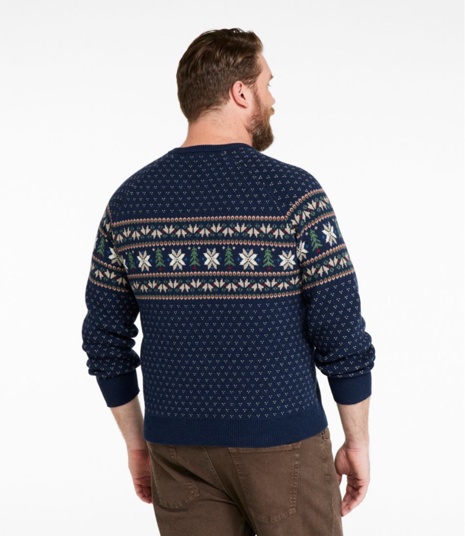 Men's Wicked Soft Cotton/Cashmere Sweater, Crewneck, Pattern | L.L.Bean