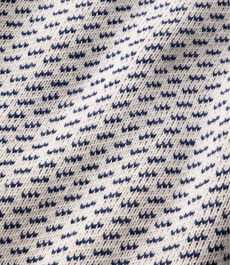 Men's Wicked Soft Cotton/Cashmere Sweater, Crewneck, Pattern | L.L.Bean