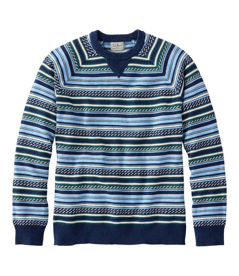 Bright Navy Birdseye Stripe,Small