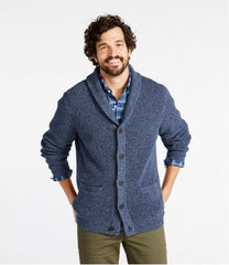 Men's Organic Cotton Waffle Sweater, Cardigan | L.L.Bean