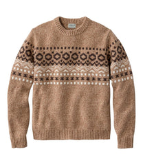 Men's Bean's Classic Ragg Wool Sweater, Crewneck, Fair Isle | L.L.Bean