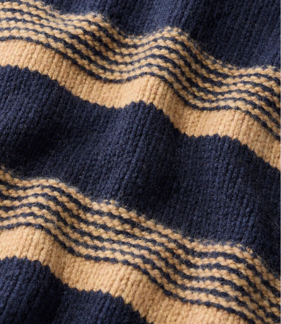 Men's Bean's Classic Ragg Wool Sweater, Crewneck, Stripe | L.L.Bean