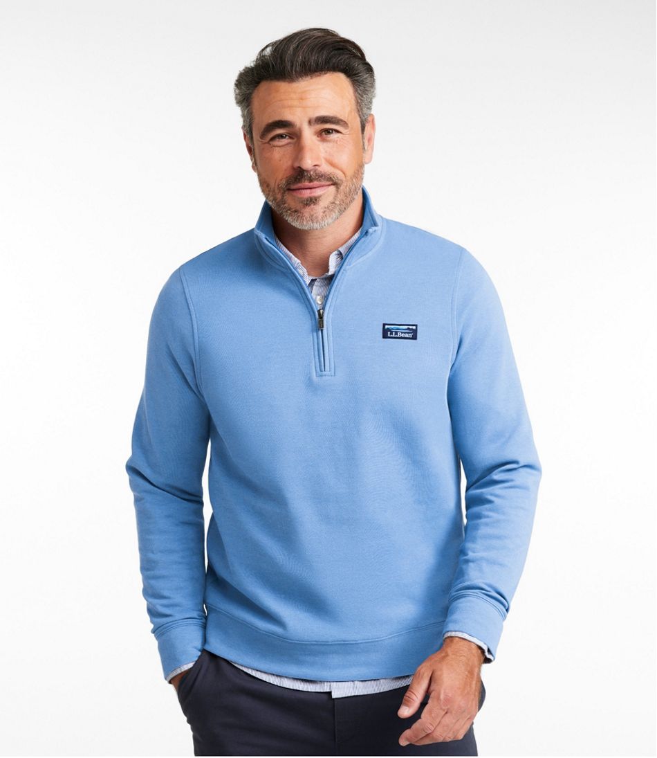 Men's Comfort Stretch Performance® Piqué, Quarter-Zip Pullover | L.L.Bean