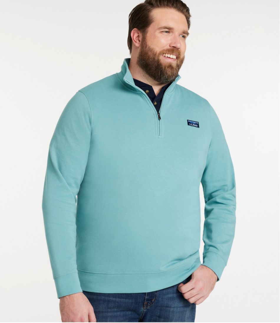 Men's Comfort Stretch Performance® Piqué, Quarter-Zip Pullover | L.L.Bean