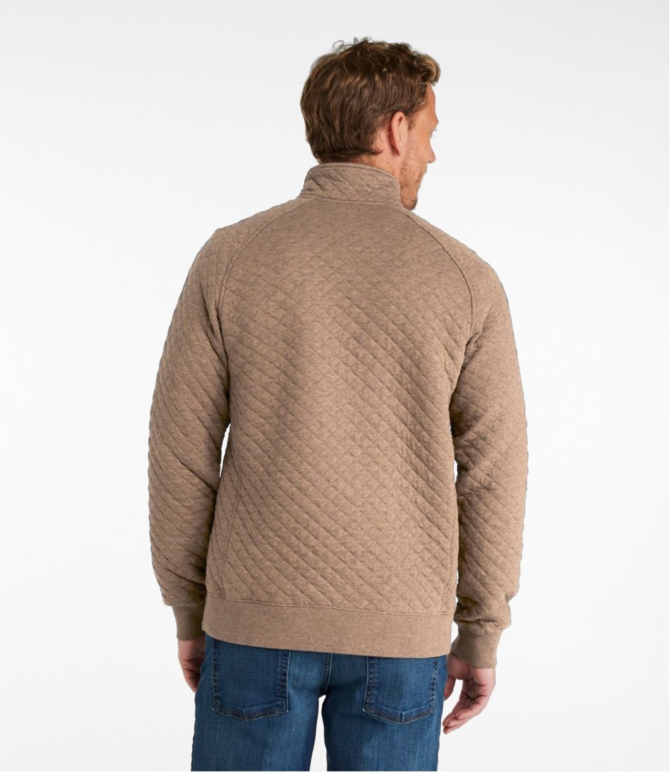 Men's Quilted Sweatshirt, Mockneck | L.L.Bean