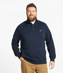 Men's Quilted Sweatshirt, Mockneck | L.L.Bean