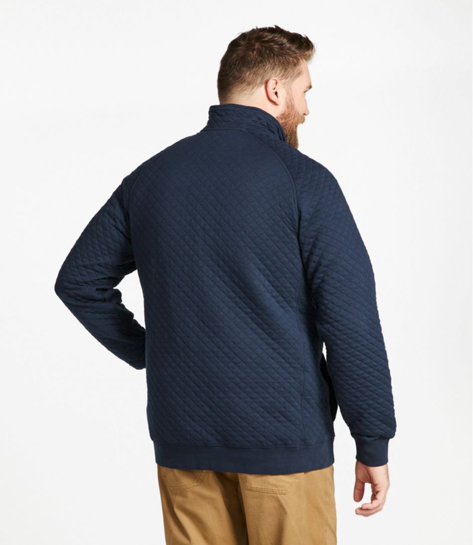 Men's Quilted Sweatshirt, Mockneck | L.L.Bean