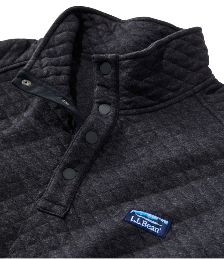 Men's Quilted Sweatshirt, Mockneck | L.L.Bean