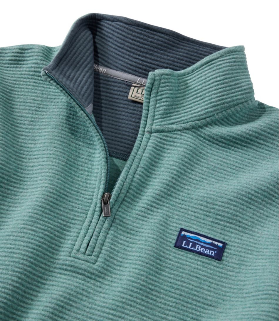 Men's Lakewashed Double-Knit Quarter-Zip Pullover | L.L.Bean