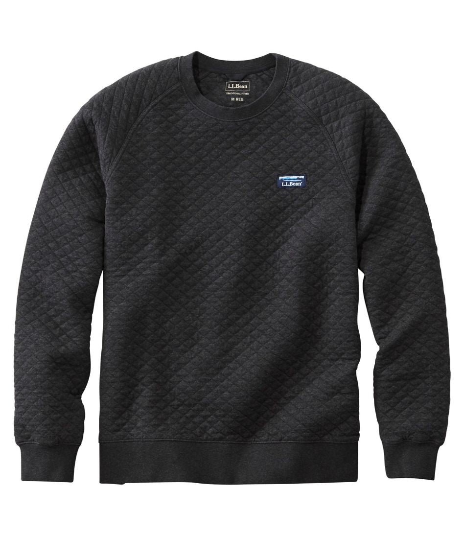 Men's Quilted Sweatshirt, Crewneck | L.L.Bean