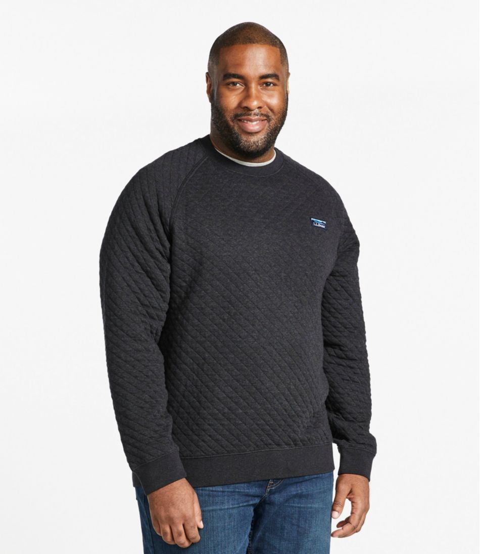 Men's Quilted Sweatshirt, Crewneck | L.L.Bean