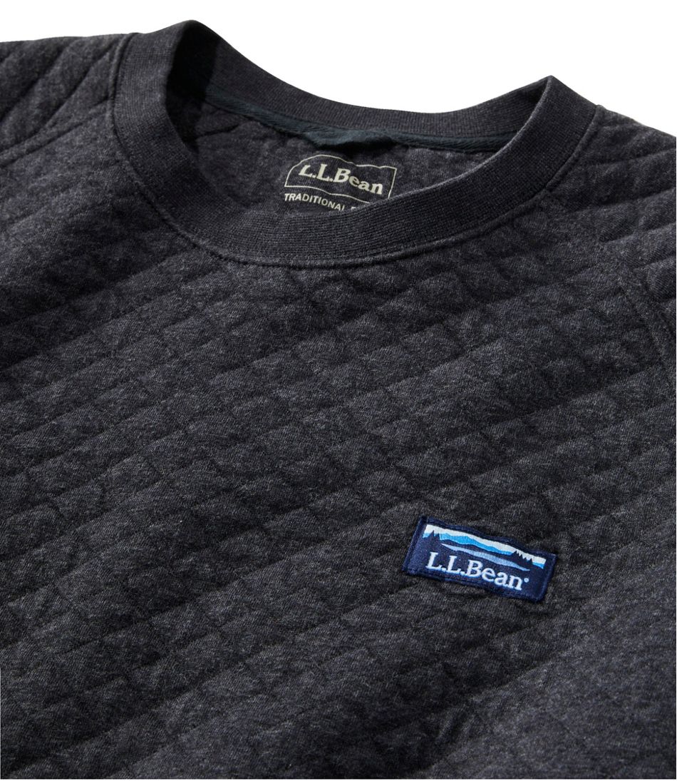 Men's Quilted Sweatshirt, Crewneck | L.L.Bean