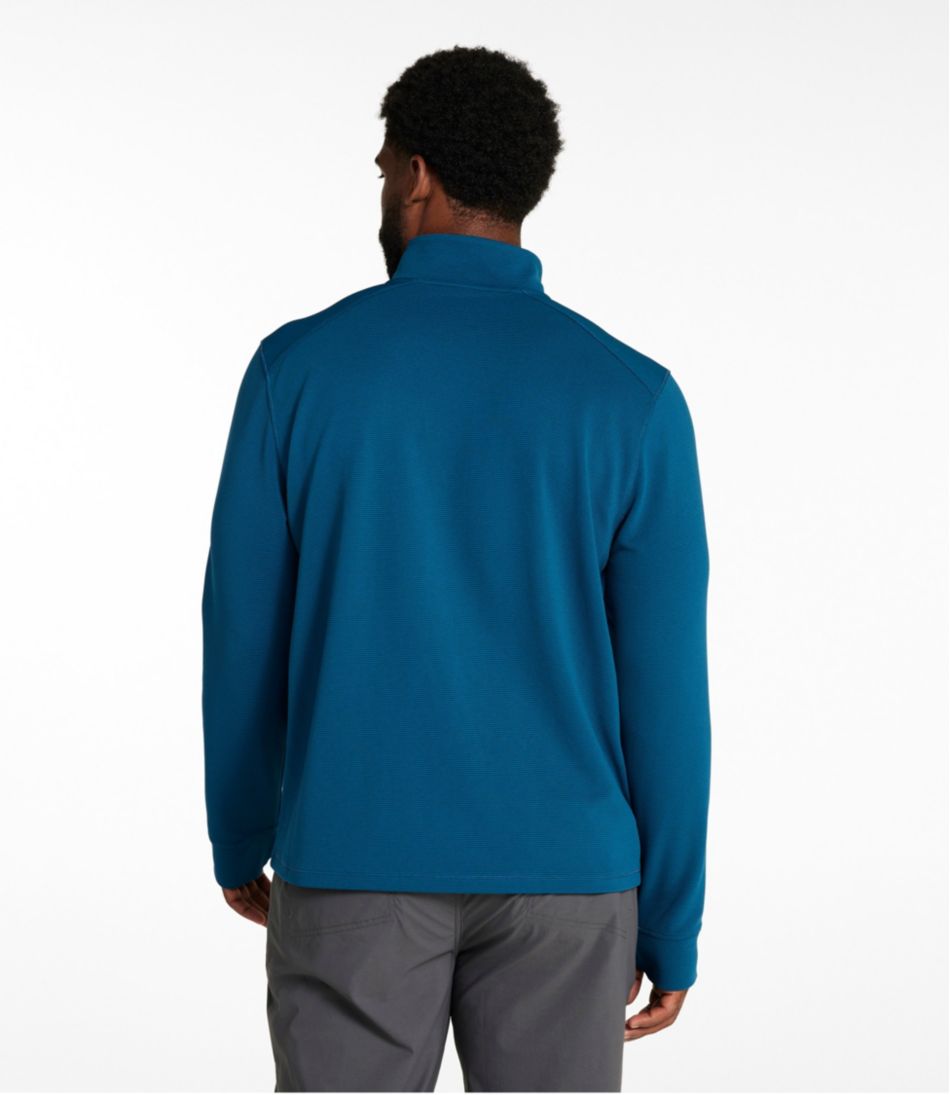 Men's VentureStretch Ottoman-Rib Pullover, Quarter-Zip | L.L.Bean