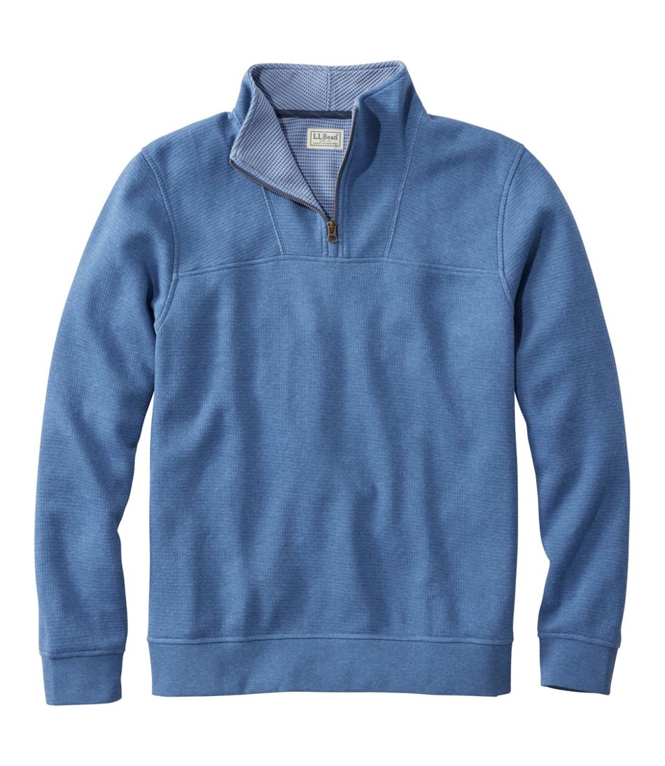 Men's All Seasons Textured Sweats, Quarter-Zip | L.L.Bean