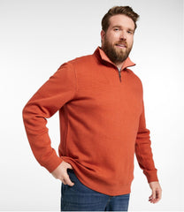 Men's All Seasons Textured Sweats, Quarter-Zip | L.L.Bean